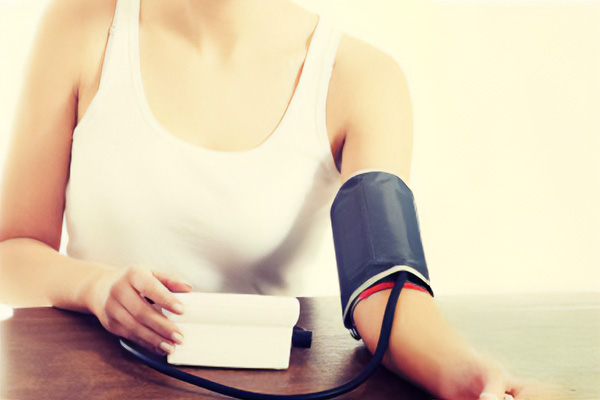 Arm checking blood pressure Arm checking blood pressure